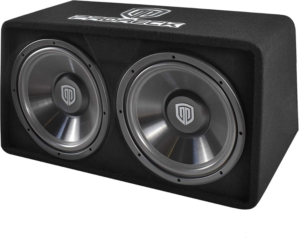 1500W Dual 12" Car Subwoofer with Loaded Enclosure and Mono Block Amplifier Z3278