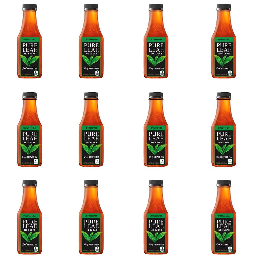 Unsweetened Real Brewed Tea 16.9 fl oz 12 Pack D4255