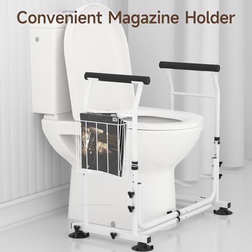 Toilet Safety Frame with Arms, Adjustable Width and Height Y851