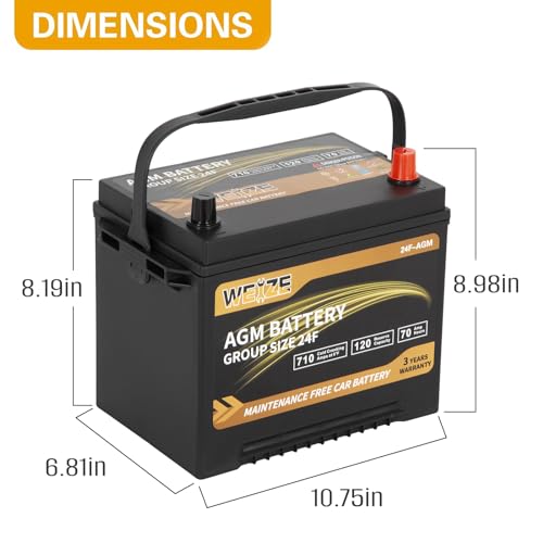 AGM Battery BCI Group 35 650CCA B85459