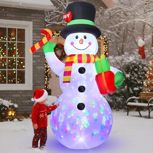 10 FT Christmas Inflatable Santa Claus with LED Lights H89938