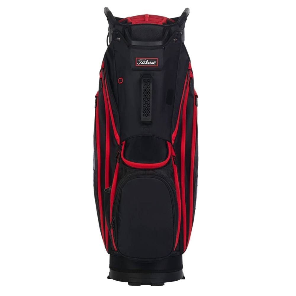 Black/Black/Red Lightweight Golf Bag T592