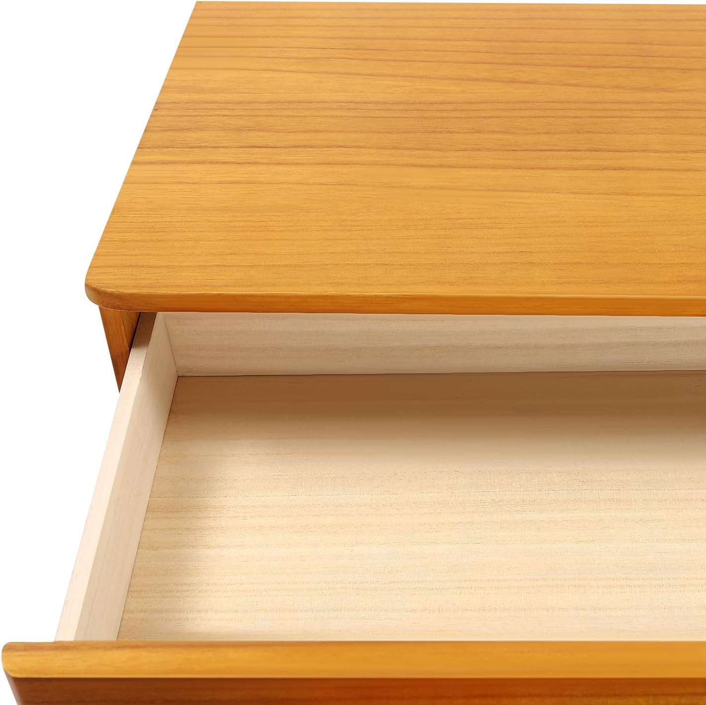 3-Tiers Wooden Desktop Storage Box with Lockable Drawers C679885