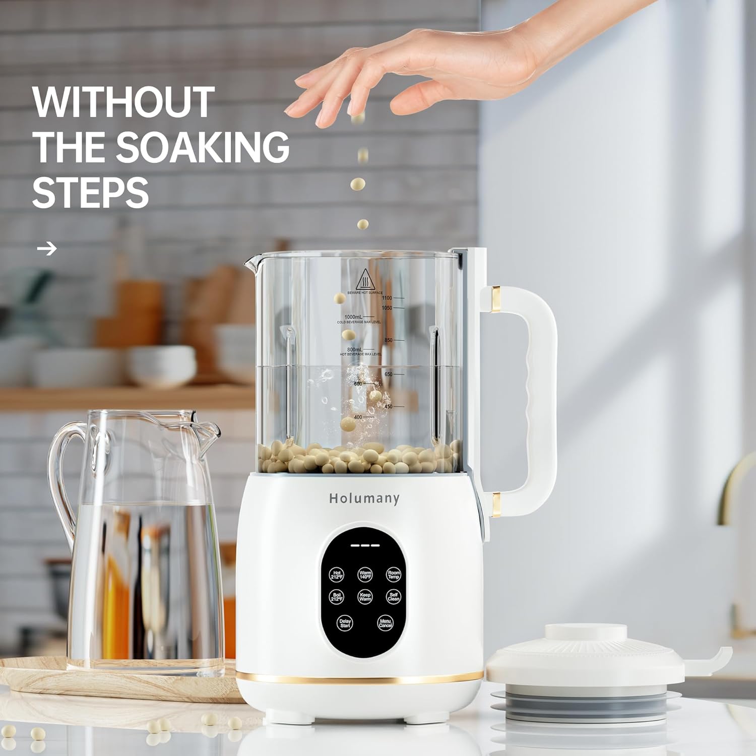 35oz Automatic Soy Milk Maker (White) M35081