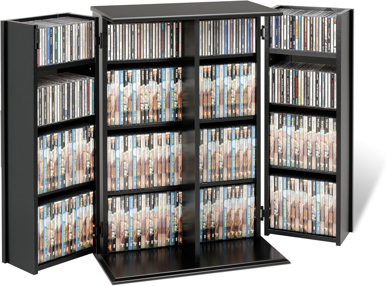 Black Locking Media Storage Cabinet T348