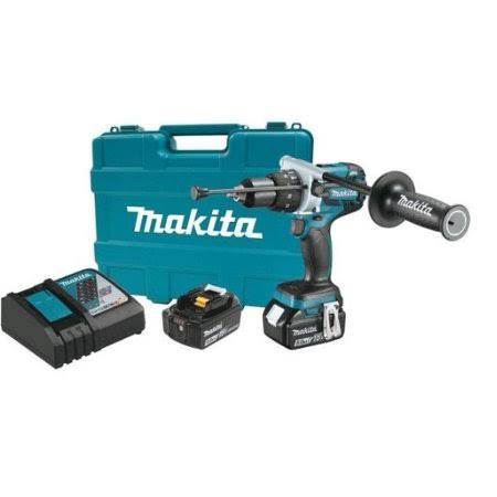 18-Volt Brushless Cordless Hammer Drill Kit with 2 Batteries 5.0 Ah Charger and Hard Case A84176