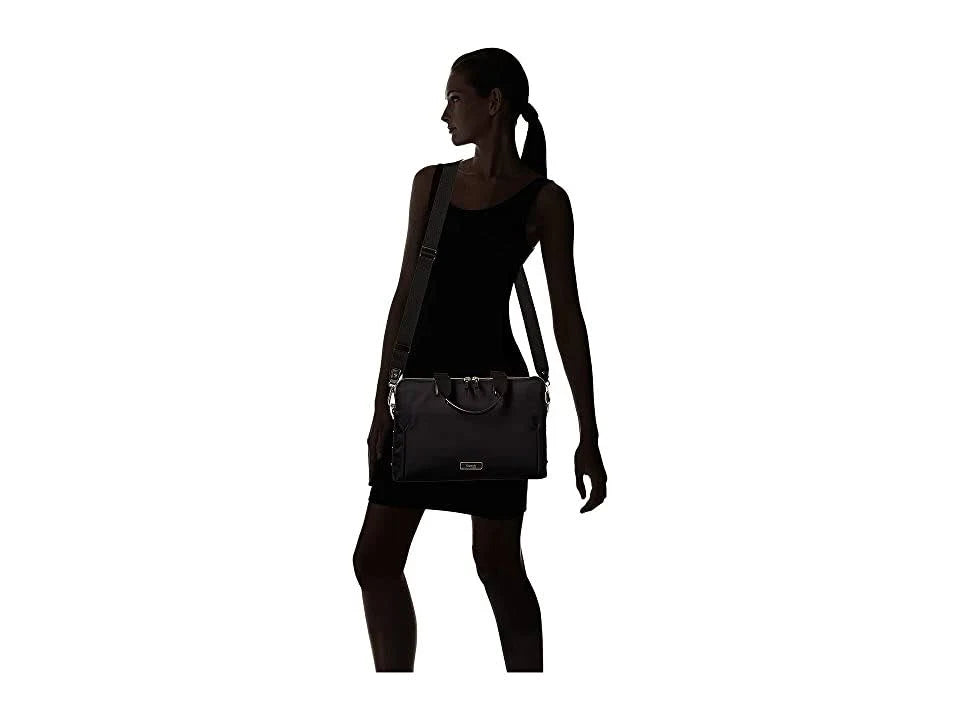Jet Black Slim Laptop Bag Z9394