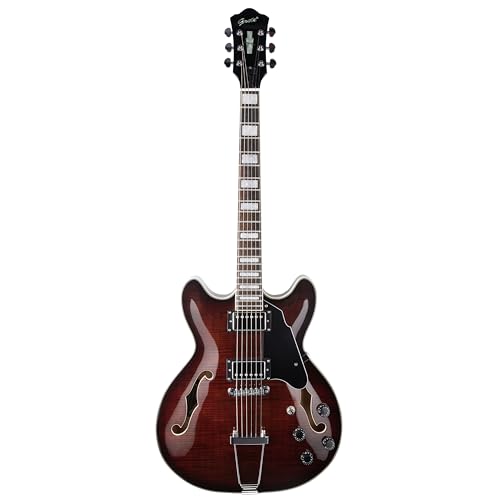 Black Semi-Hollow Body Electric Guitar L35388