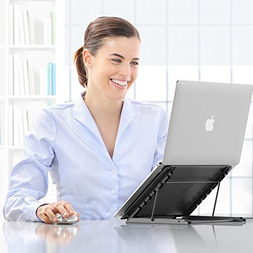 Black Foldable Portable Laptop Stand Q720