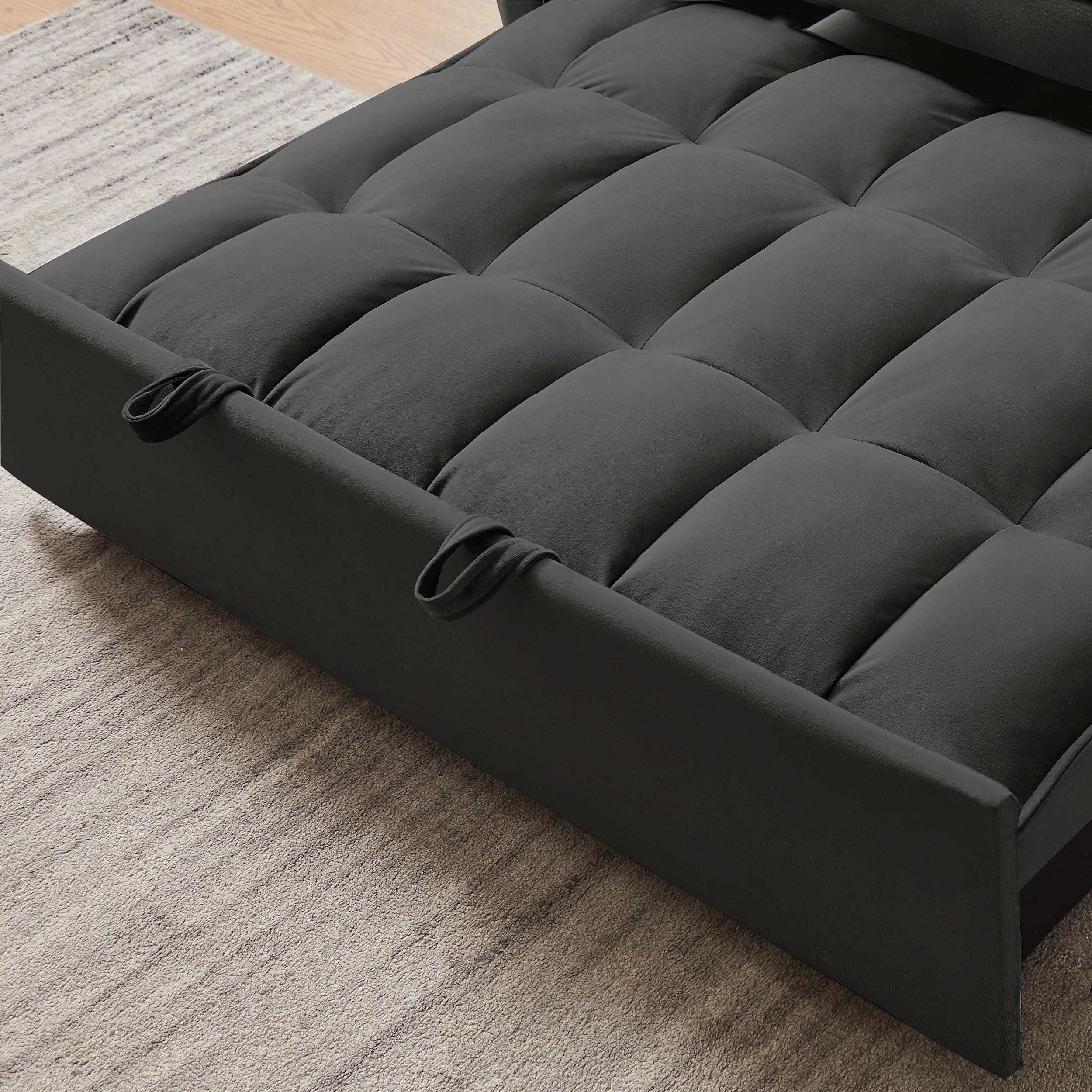 Modern Velvet Convertible Sofa Bed U9019