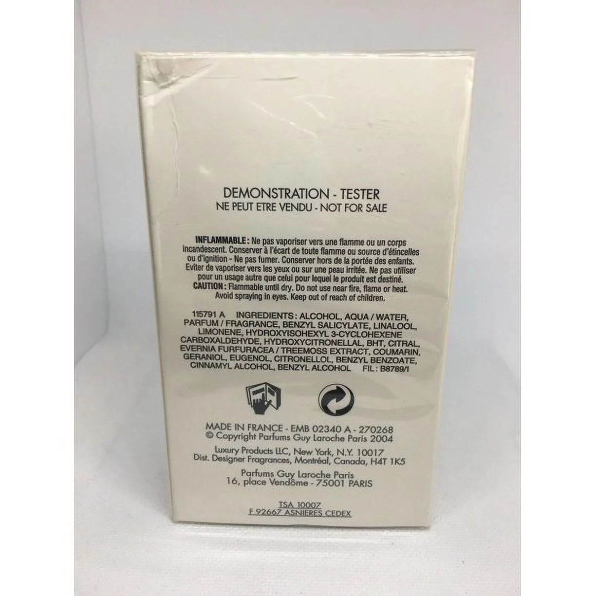 3.4 oz EDT Spray Mens Cologne E338