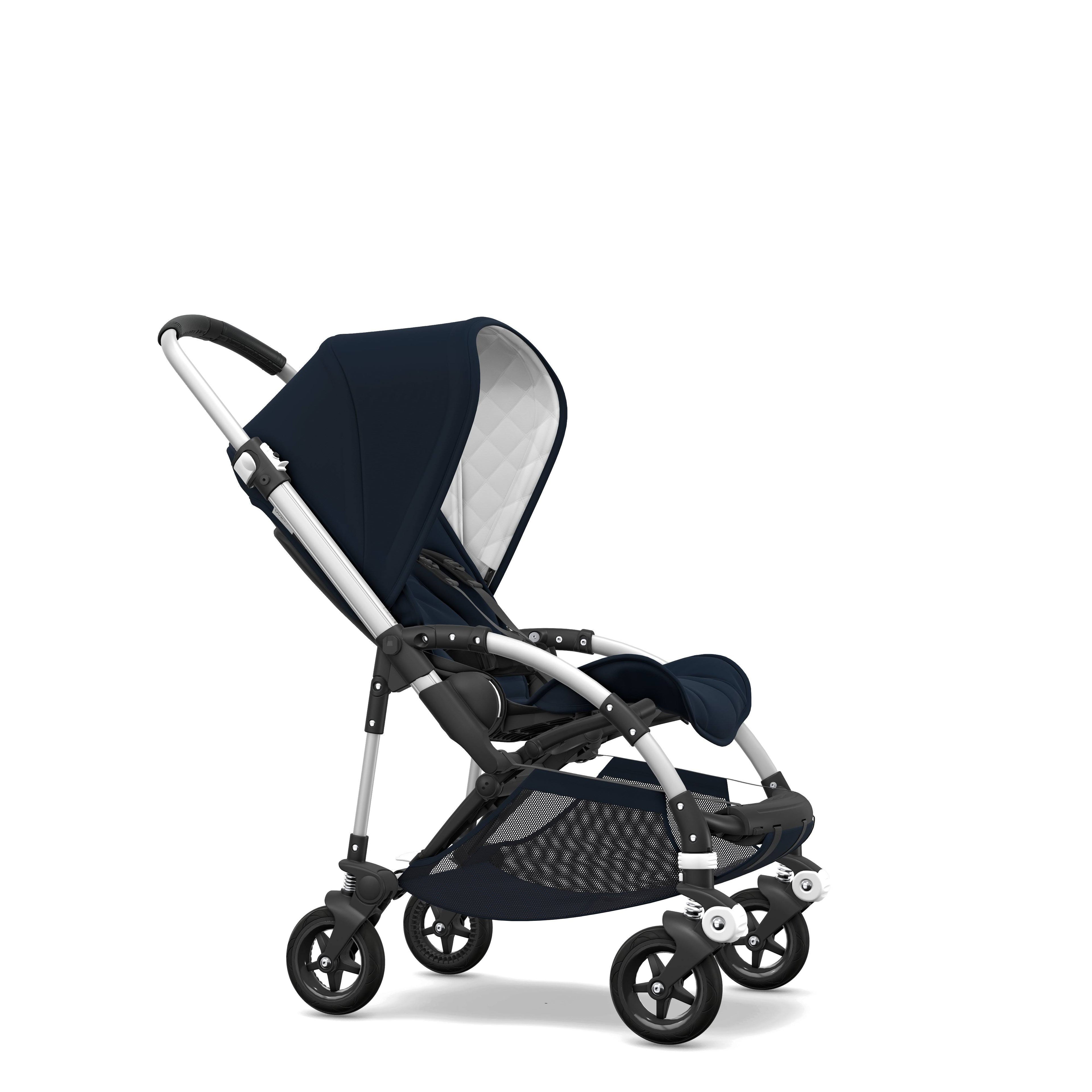 Aluminum Dark Navy Stroller Z6497