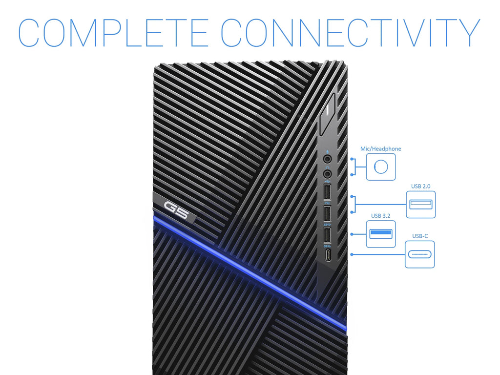 Intel Core i5-10400F 8GB RAM 2TB NVMe SSD AMD Radeon RX 5300 Gaming Desktop G7962