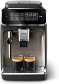 Fully Automatic Espresso Machine with Touch Display, Milk Frother, Ceramic Grinder, AquaClean Filter, Black Chrome A985