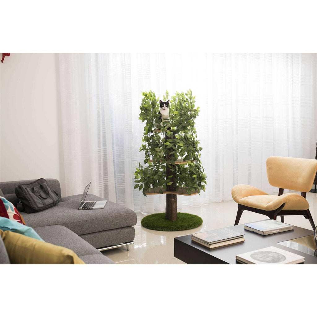 Cat Tree with Leaves Cat House Cat Activity Tree Y36415