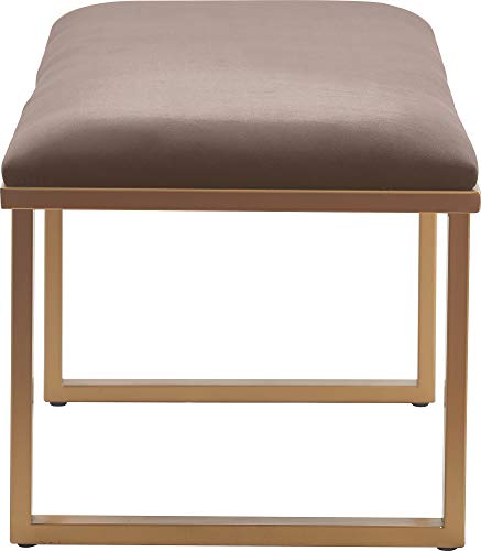 Dark Grey Velvet Bedside Bench S9570