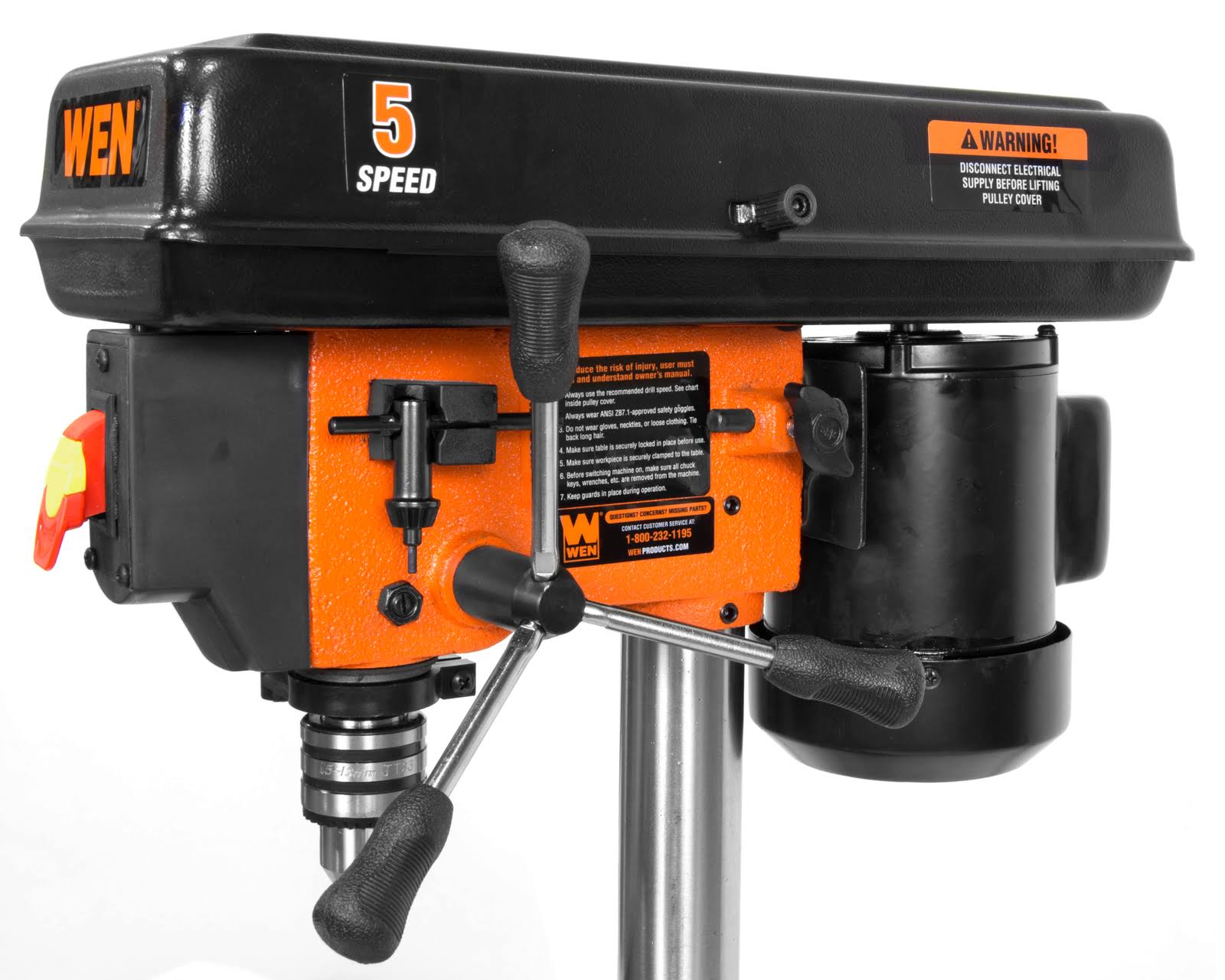 2.3-Amp 8-Inch 5-Speed Cast Iron Benchtop Drill Press D832744