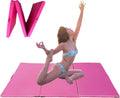 Extra Thick High Density Anti-Tear Gymnastics Gym Folding Exercise Mats (Pink) K381293