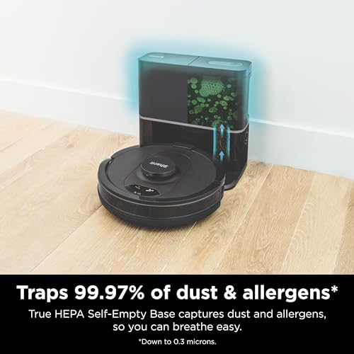 Dark Grey Robot Vacuum with HEPA Self Empty Base K612523