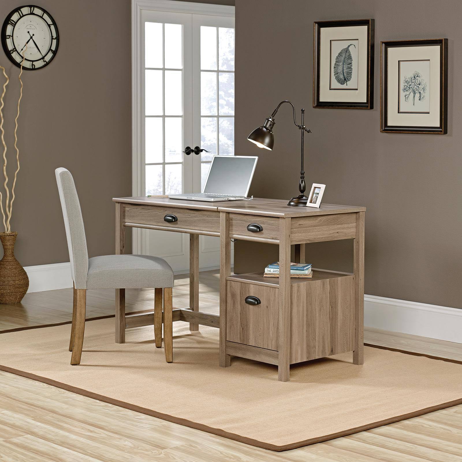 Salt Oak Computer Desk J855620