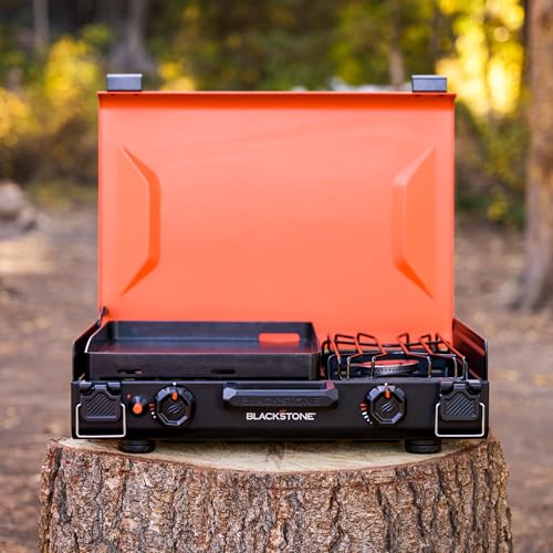 12” x 14” Camping Griddle with Side Burner W9476