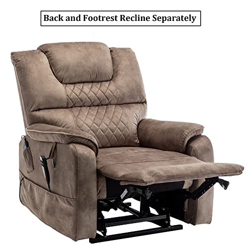 Yellow Heavy Duty Electric Recliner Lift Chair R948