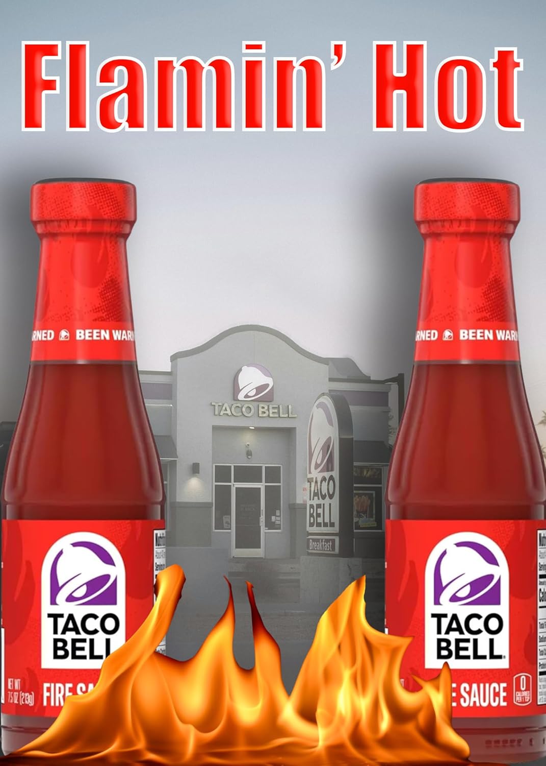 7.5 oz Bottles Pack of 2 Fire Sauce F320040