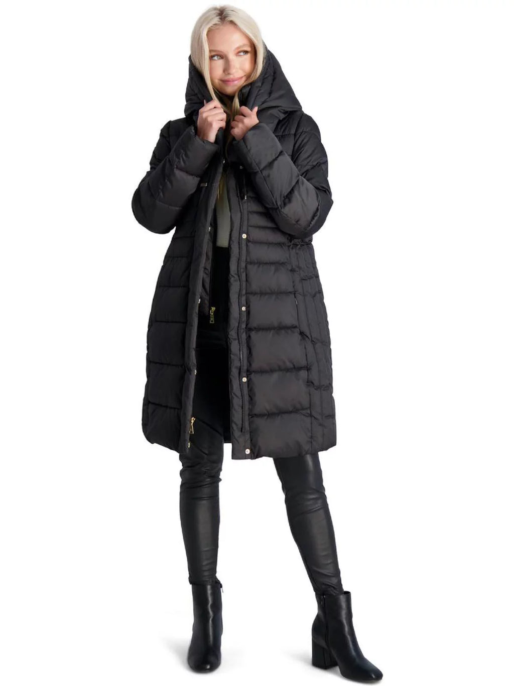 Fitted Quilted Winter Puffer Coat I612021