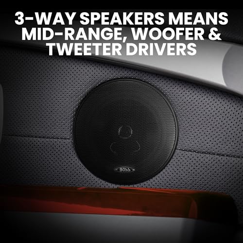 Single Din Bluetooth Car Stereo with 6.5 Inch 2 Way Speakers K315575