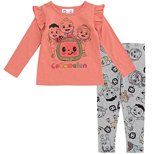 Infant to Toddler T-Shirt and Leggings Outfit Set Q77466