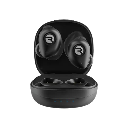 Black Bluetooth 5.3 True Wireless Earbuds with Built in Mic Q6828