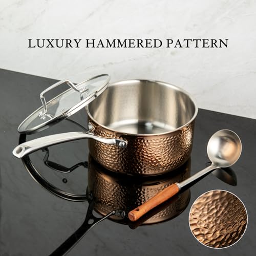 5 Piece Heavy Duty Stainless Steel Cookware Set O795