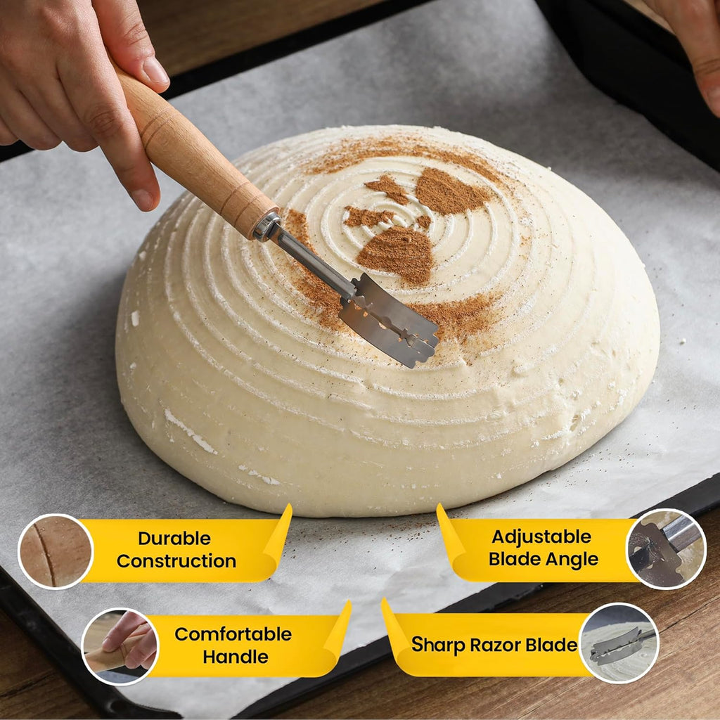 Round 9 inch Sourdough Proofing Basket J638041