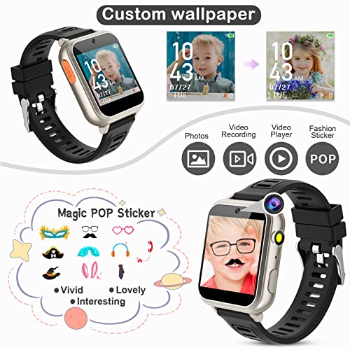 Kids Smart Watch with HD Touch Screen Camera Music Player R235