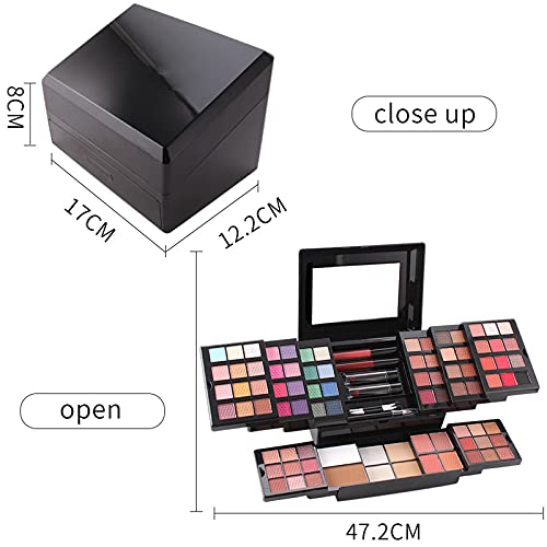 All-in-one Makeup Kit with Eyeshadow Palette Lipstick Blush Foundation Concealer Face Powder Mascara Lipgloss Brush A1500