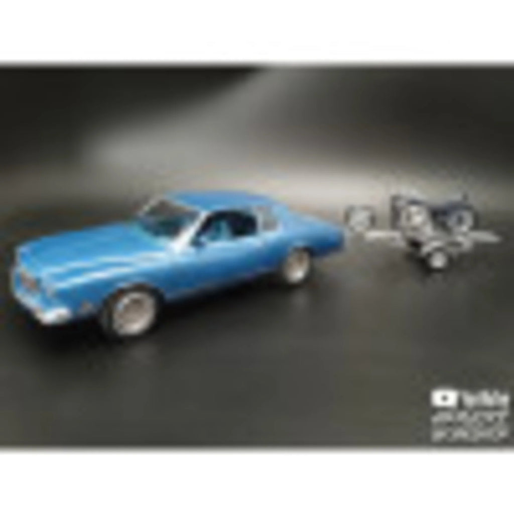 1:25 Scale Model Kit - 1980 Chevy Monte Carlo - 110 Parts, Unpainted Replica C8228