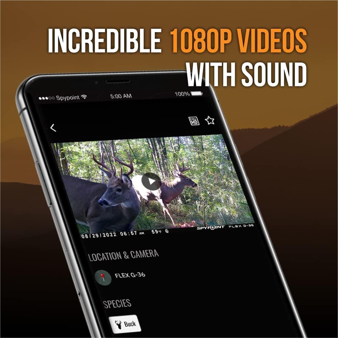 Twin Pack Cellular Trail Camera with 36MP Photos and 1080p Videos J24466