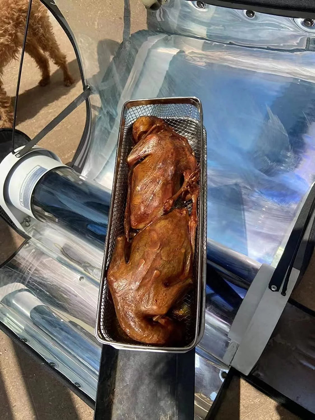 4.5L Large Capacity Solar Cooker Outdoor Oven with Thermometer K267714
