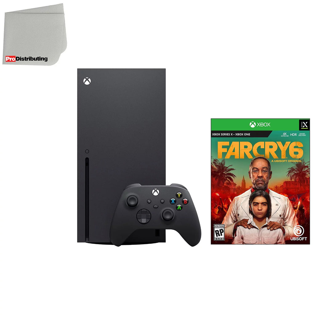 Xbox Series X 1TB Video Game Console with Far Cry 6 Standard Edition and Microfiber Cleaning Cloth K218