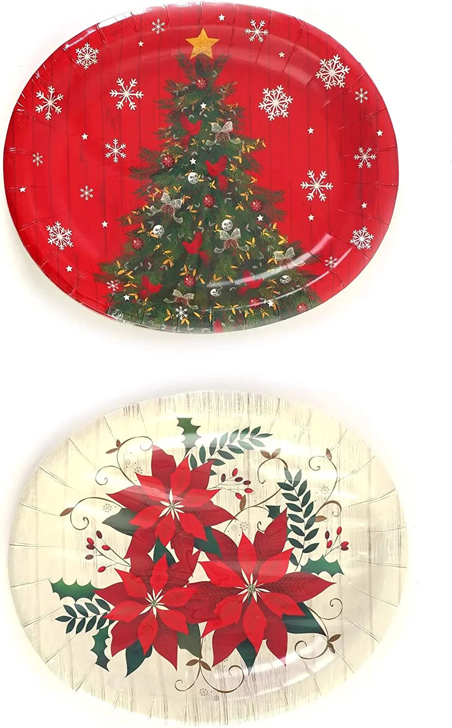 13" X 10.5" Oval Paper Disposable Plates, 48 Plates Z823675
