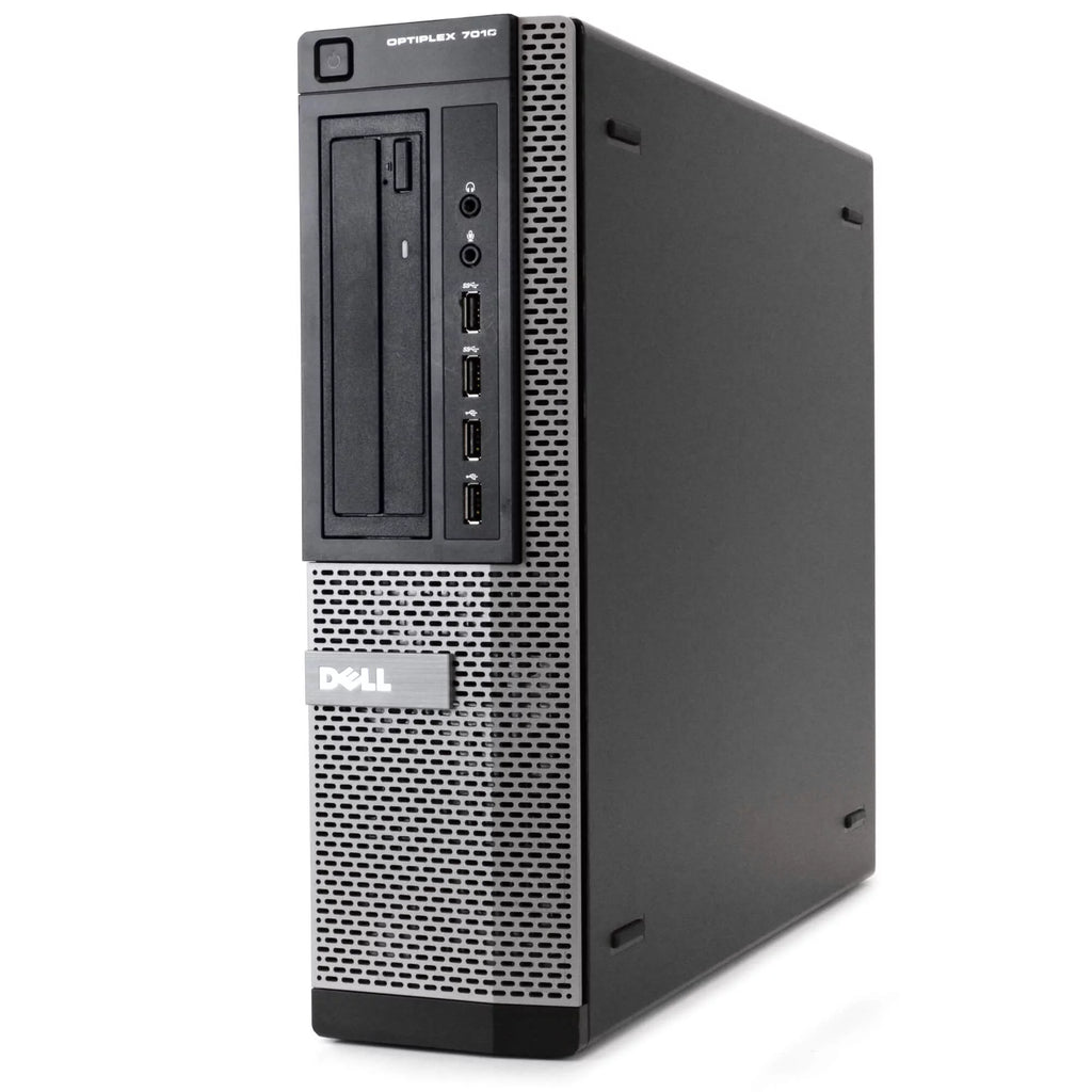 Restored Dell Desktop Tower Computer, Intel Core i5, 8GB RAM, 500GB HD, DVD-ROM, Windows 10 Home, Black G222410