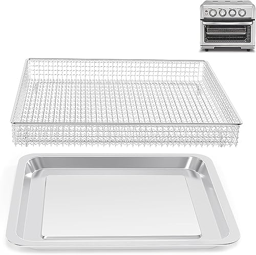 Stainless Steel Baking Tray Pan and Air Fryer Basket W334
