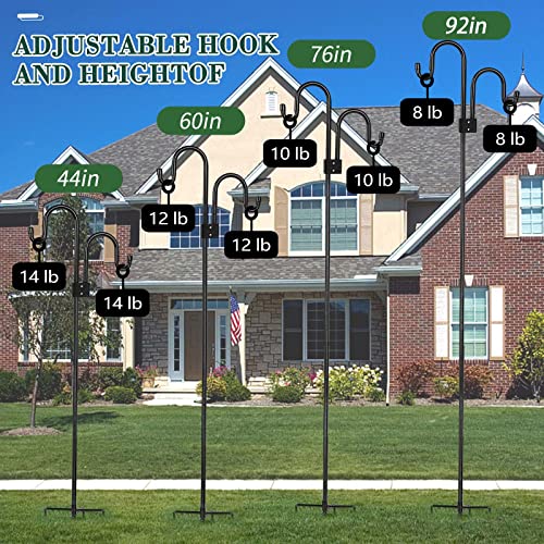 92 Inch Heavy Duty Shepherds Hook for Bird Feeders M633596