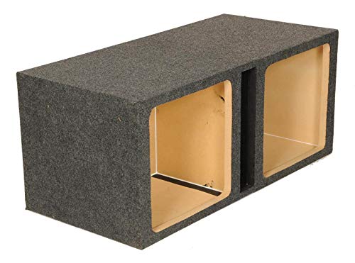 15" Dual Vented Square Subwoofer Enclosure Box B72456