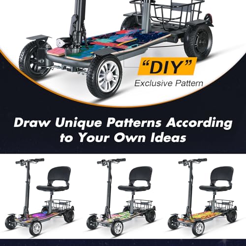 4 Wheeled Lightweight Foldable Mobility Scooter V556482