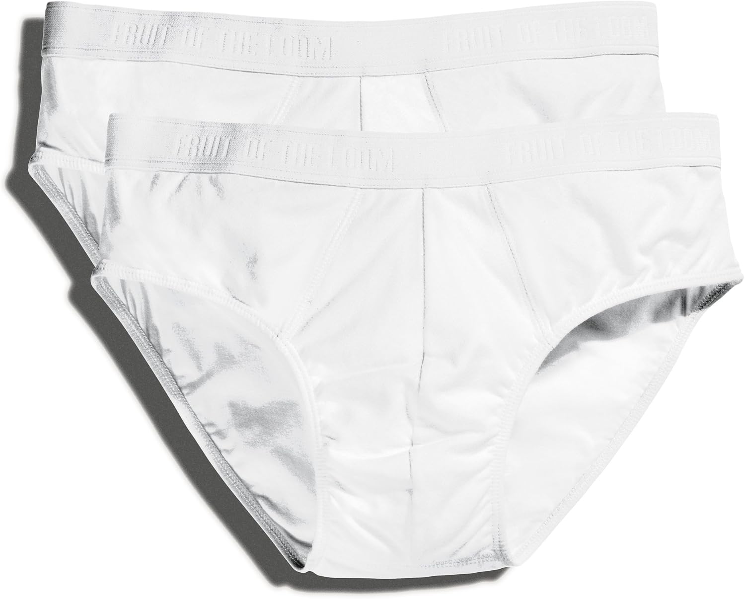 Mens Classic Sport Briefs (Pack of 2) (White) D561