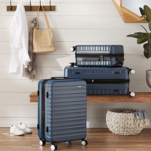 Navy Blue 21-inch Carry On Luggage with Wheels L108298