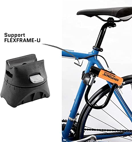Heavy Duty Bicycle U Lock Bike Lock with Bracket (4-Inch x 11.5-Inch) F507596