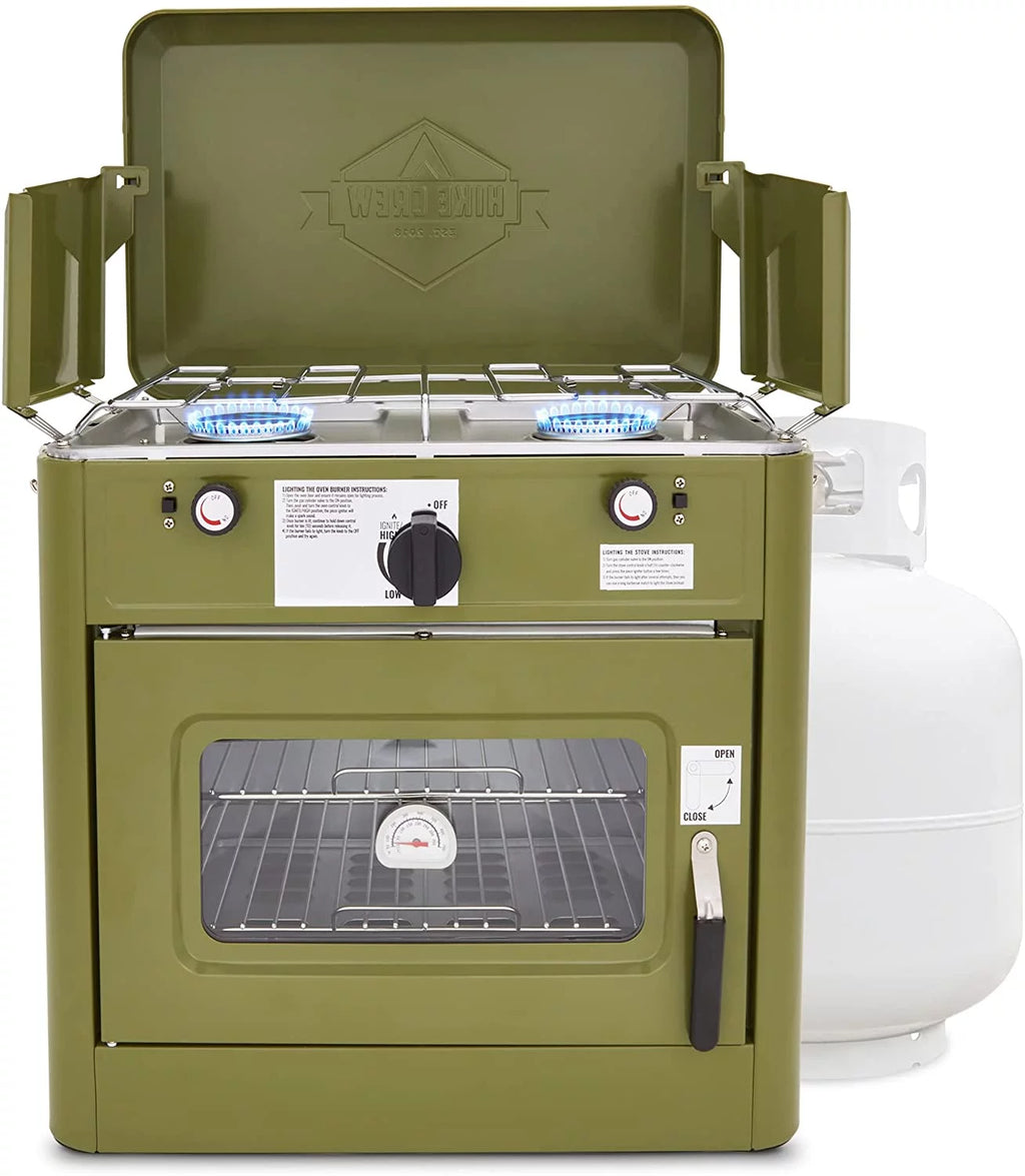2 Burner Portable Propane Camping Stove with Carry Bag M403