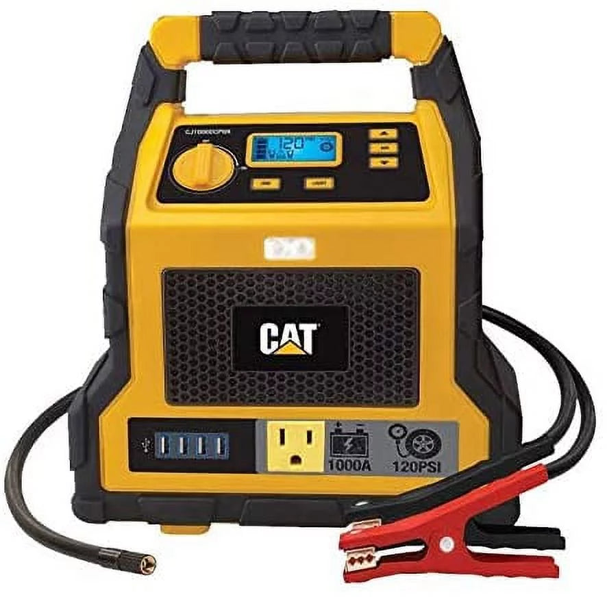 3-in-1 1000Amp Power Station with Jump Starter and Compressor G8880